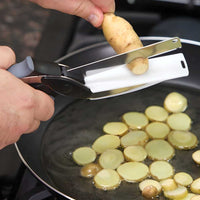 2-in-1 Steel Smart Clever Cutter | The Ultimate Kitchen Prep Tool