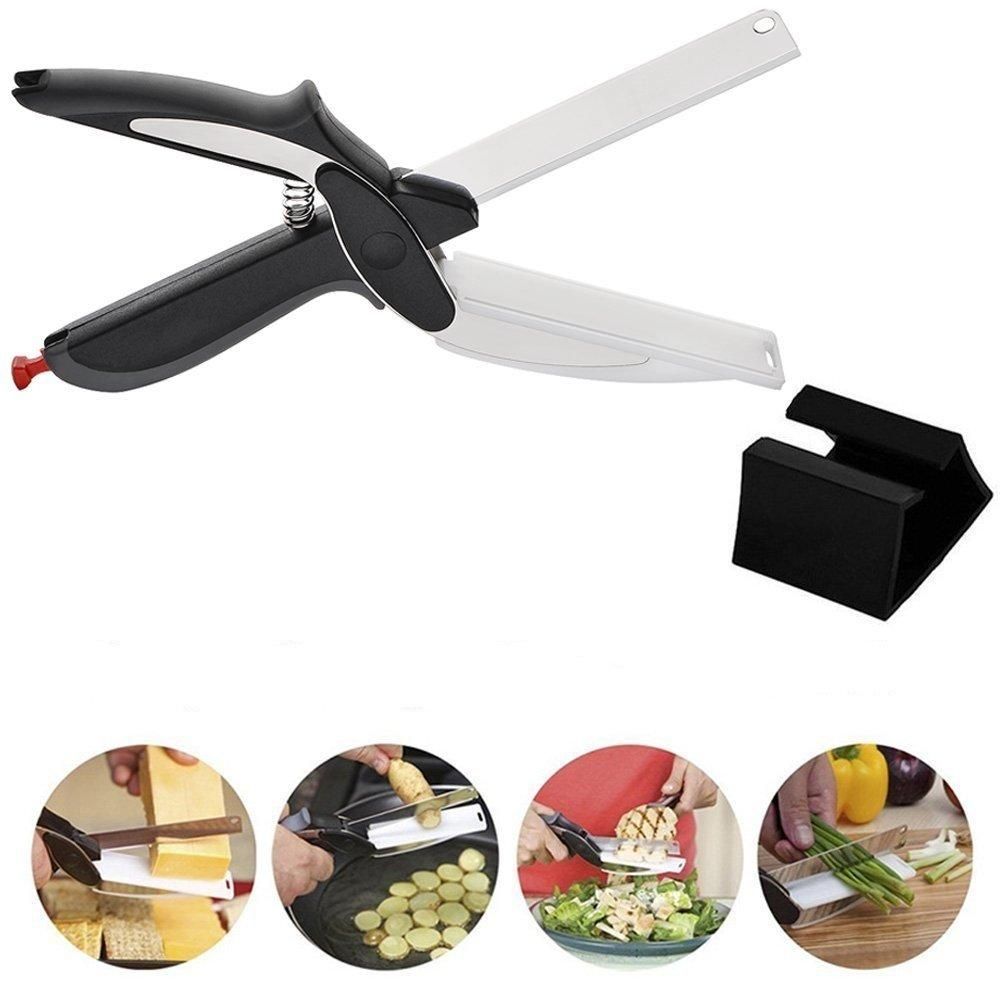 2-in-1 Steel Smart Clever Cutter | The Ultimate Kitchen Prep Tool