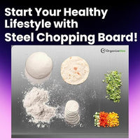 Premium Stainless Steel Chopping Board | Rust-Resistant & Durable