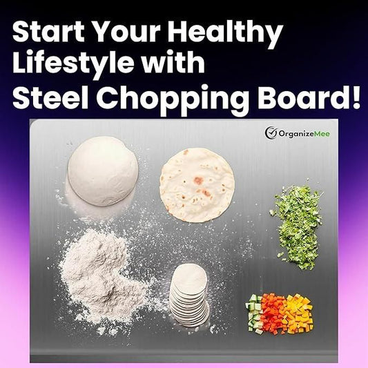 Premium Stainless Steel Chopping Board | Rust-Resistant & Durable