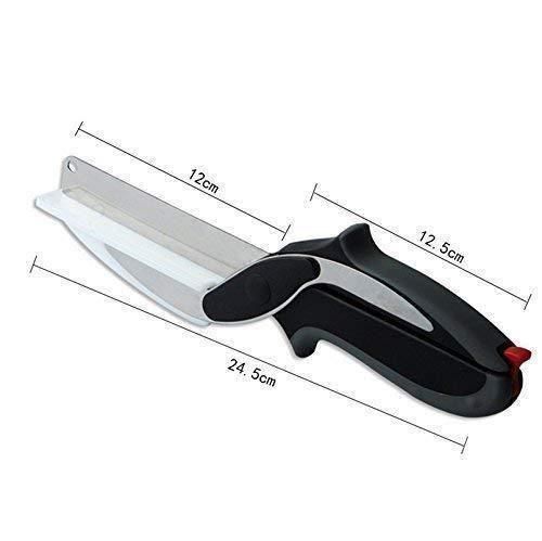 2-in-1 Steel Smart Clever Cutter | The Ultimate Kitchen Prep Tool
