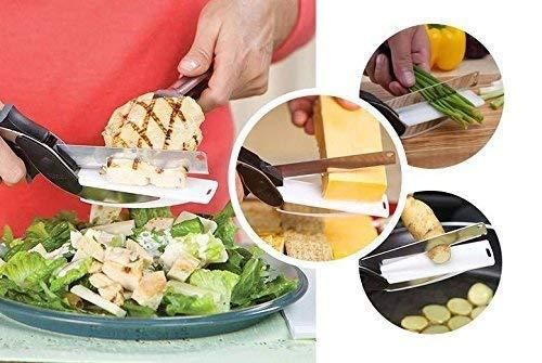 2-in-1 Steel Smart Clever Cutter | The Ultimate Kitchen Prep Tool
