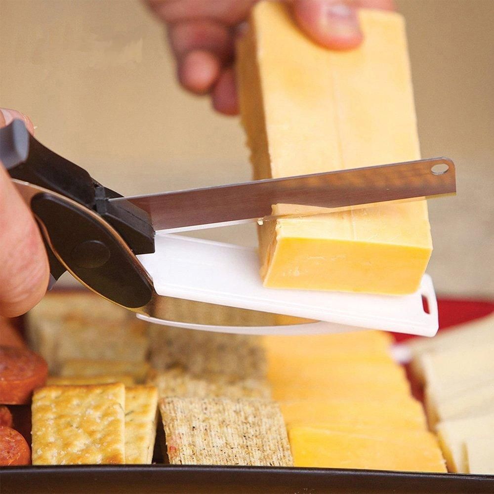 2-in-1 Steel Smart Clever Cutter | The Ultimate Kitchen Prep Tool