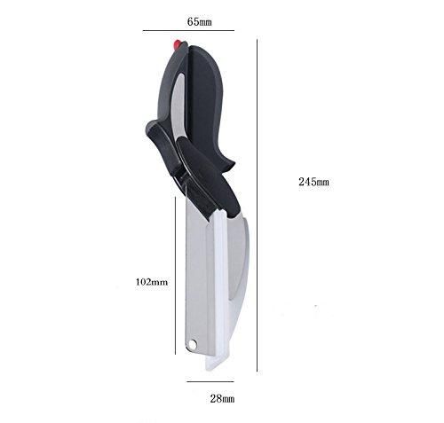 2-in-1 Steel Smart Clever Cutter | The Ultimate Kitchen Prep Tool